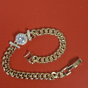 18k Gold Plated Crystal Bracelet